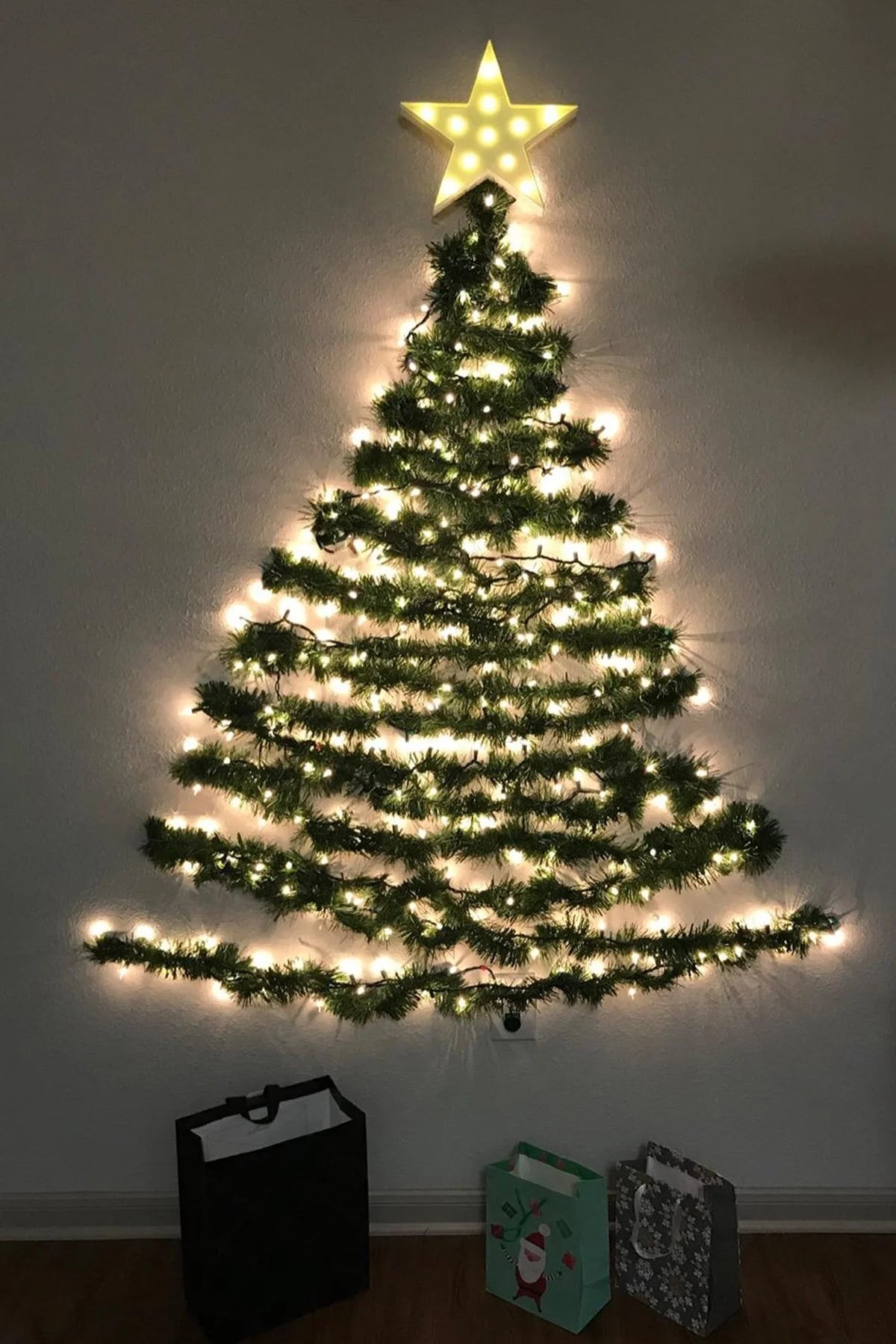 Belora & Co. Yılbaşı Dekoratif Peri Led Garland Çam Ağaçı Dalı