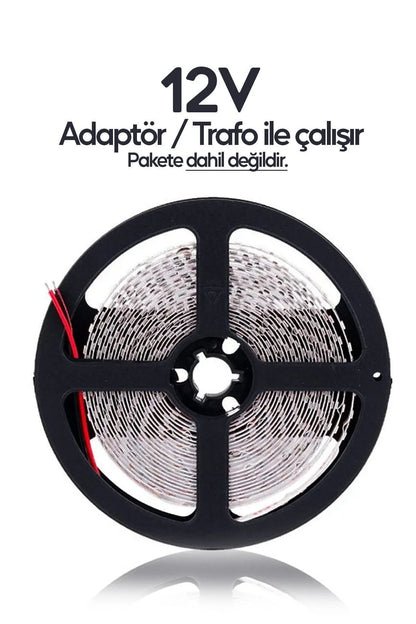 Belora & Co. Şerit Led 5 Metre Gün Işığı 3 Çipli Pro Ambiyans Aydınlatma