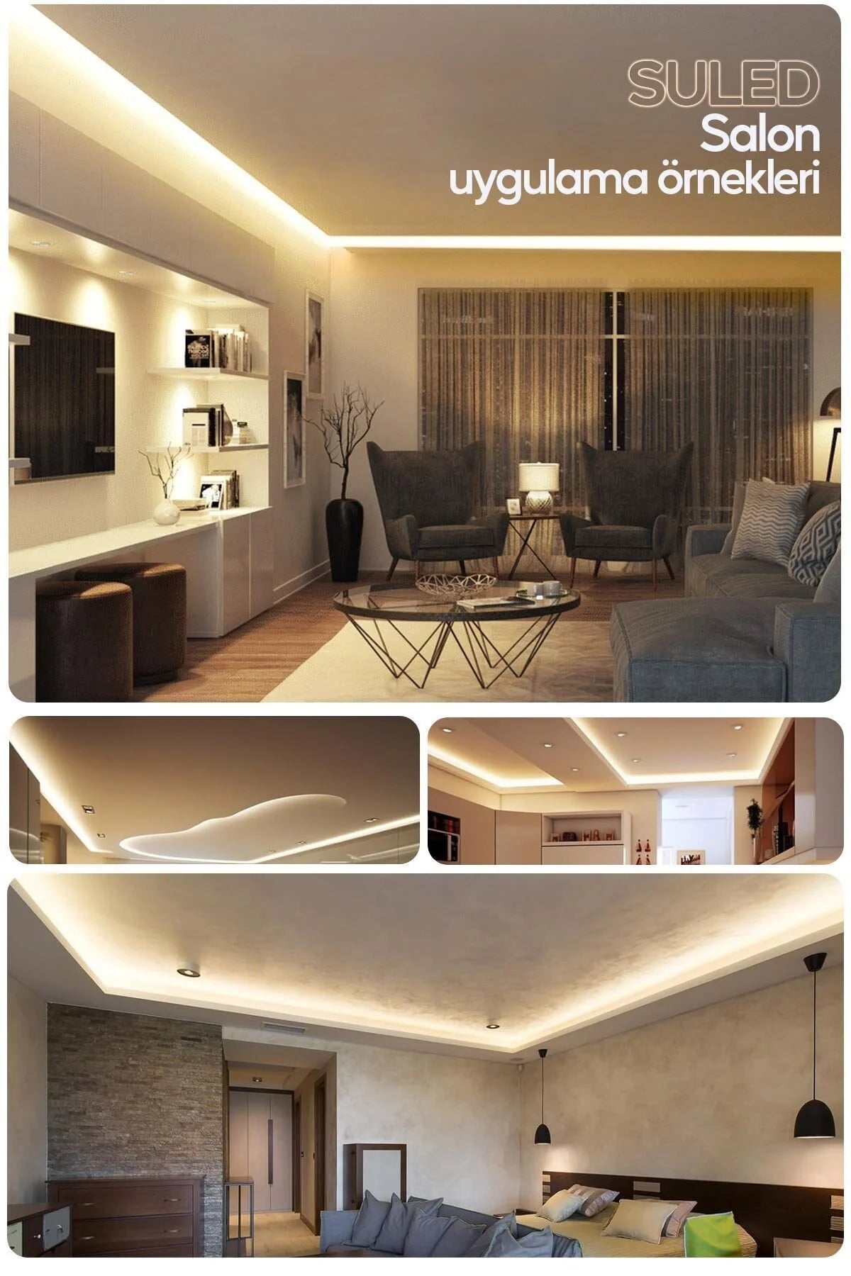 Belora & Co. Şerit Led 5 Metre Gün Işığı 3 Çipli Pro Ambiyans Aydınlatma