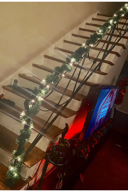 Belora & Co. Yılbaşı Dekoratif Peri Led Garland Çam Ağaçı Dalı