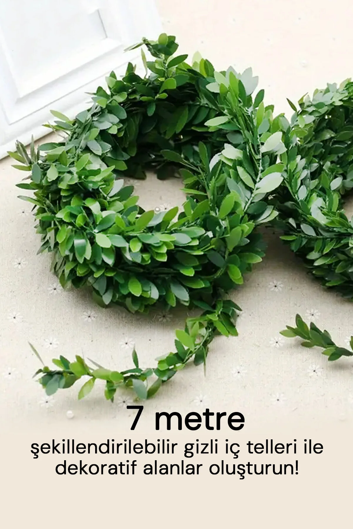 Belora & Co. Yapay Çiçek 7 Metre Dekoratif Led